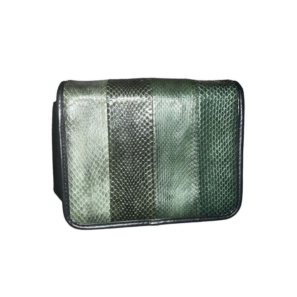✨All Saints Genuine snakeskin Olive shoulder bag✨ - Picture 7 of 10